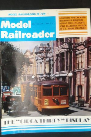 Model Railroader- September 1975 image number 0