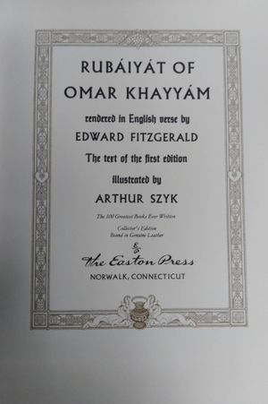 Rubaiyat of Omar Khayyam image number 2