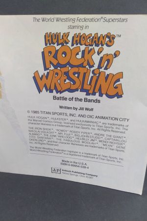 The World Wrestling Federation Superstars Starring in Hulk Hogan's Rock 'n' Wrestling: Battle of the Bands image number 1