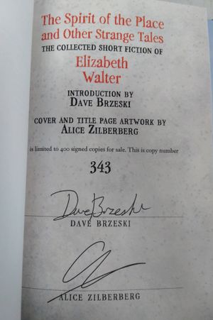The Spirit of the Place and Other Strange Tales: The Collected Short Ficiton of Elizabeth Walter image number 2