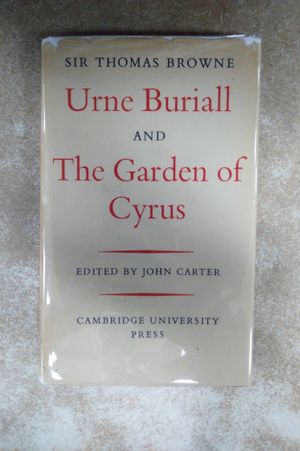 Urne Buriall and The Garden of Cyprus image number 0