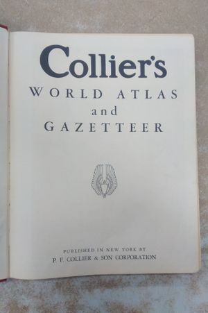 Collier's World Atlas And Gazetteer image number 1