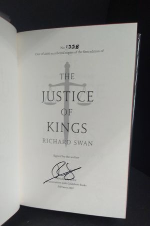 The Justice of Kings Signed First Edition image number 2