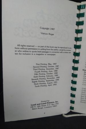 Roger's Cajun Cookbook image number 1