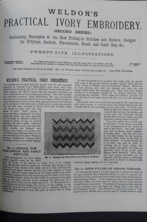 Piecework Magazine Presents a Facsimile Edition of Weldon's Practical Needlework image number 2