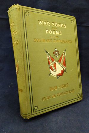 War Songs and Poems of the Southern Confederacy: 1861-1865 image number 0