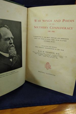 War Songs and Poems of the Southern Confederacy: 1861-1865 image number 1