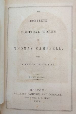 The Complete Poetical Works Of Thomas Campbell image number 2