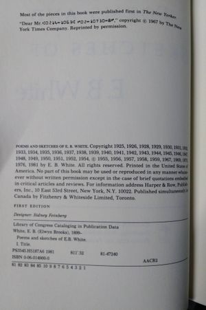 Poems and Sketches of E. B. White image number 2