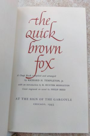 Quick Brown Fox image number 1