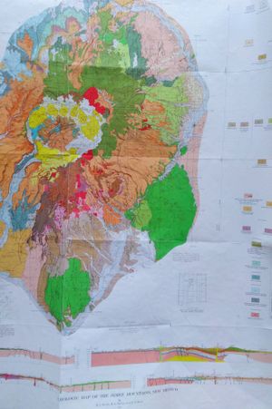 Geologic Map of The Jemez Mountains, New Mexico image number 1