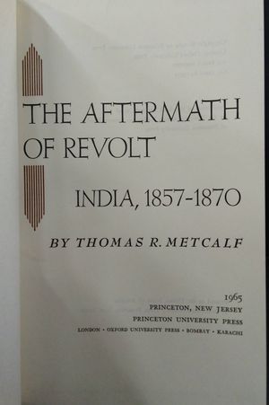 The Aftermath of Revole: India, 1857-1870 image number 1