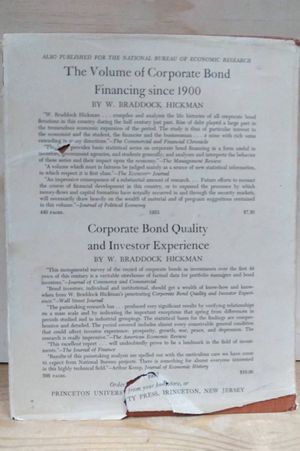 Statistical Measures Of Corporate Bond Financing Since 1900 image number 1