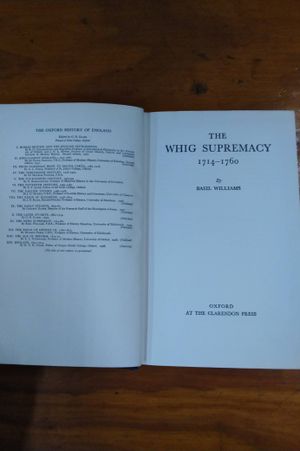 The Whig Supremacy, 1714-1760 image number 1