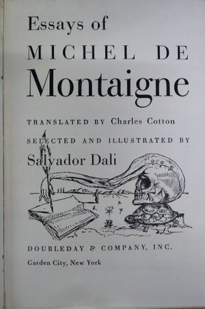 Essays of Michel de Montaigne image number 0