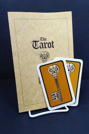 The Tarot Card Set Original Booklet Instructions Hoi Polloi Inc New York 1972 and 2 Key Cards image number 0