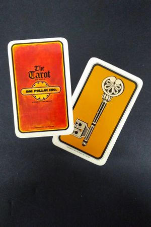 The Tarot Card Set Original Booklet Instructions Hoi Polloi Inc New York 1972 and 2 Key Cards image number 1