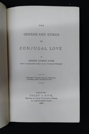 The Genesis and Ethics of Conjugal Love image number 0