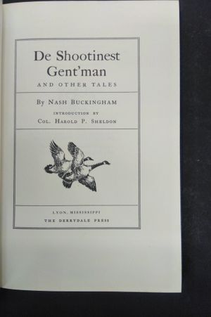 De Shootinest Gent'man and Other Tales -- Limited Edition of 2,500 image number 1