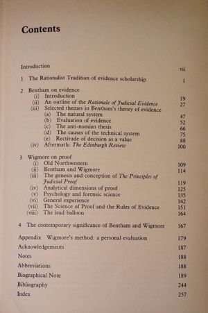 Theories of Evidence: Bentham & Wigmore image number 2