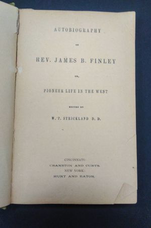 Autobiography of Rev. James B. Finley; or Pioneer Life In the West  image number 2