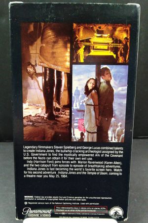 Raiders of the Lost Ark [VHS] image number 1