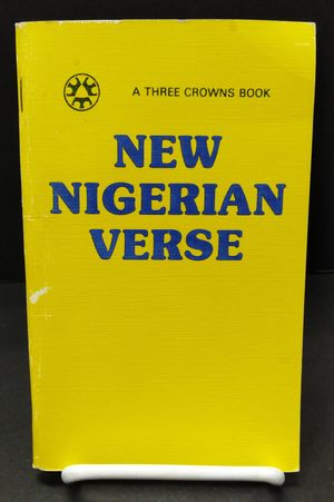 New Nigerian Verse: A Three Crowns Anthology image number 0