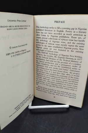 New Nigerian Verse: A Three Crowns Anthology image number 2