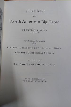 Records of North American Big Game image number 1