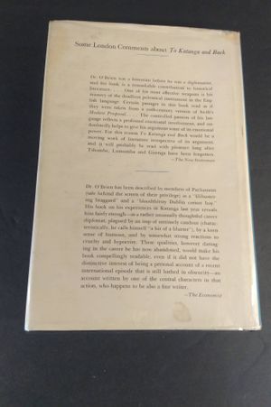 To Katanga and Back: A UN Case History  image number 1