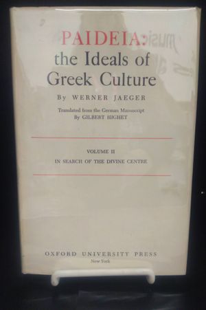 Paideia: The Ideals of Greek Culture Volumes I-III image number 1