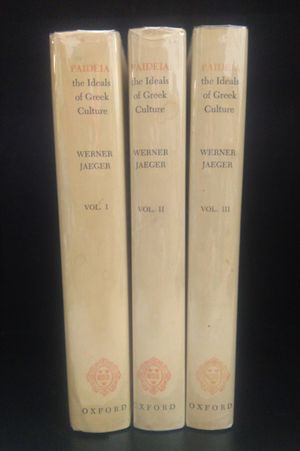 Paideia: The Ideals of Greek Culture Volumes I-III image number 2