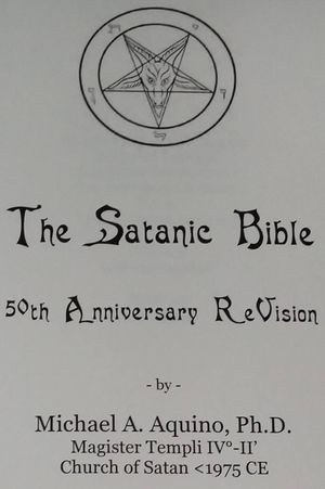 The Satanic Bible: 50th Anniversary ReVision image number 1