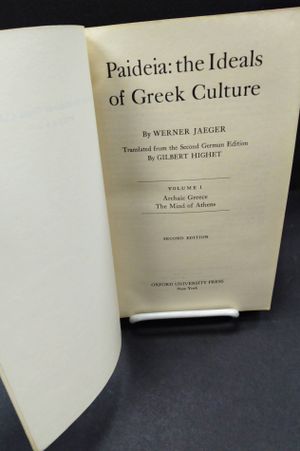 Paideia: The Ideals of Greek Culture Vol. 1 - Archaic Greece/The Mind of Athens image number 2