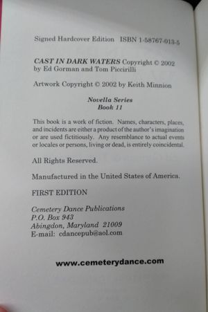 Cast in Dark Waters image number 1