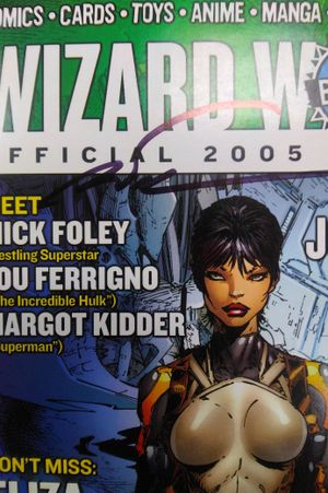 Marc Silvestri signed wizard world boston official 2005 program image number 1