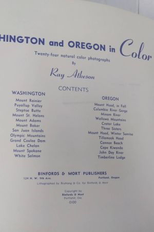 Twenty-Four Views of Washington and Oregon in Color image number 1