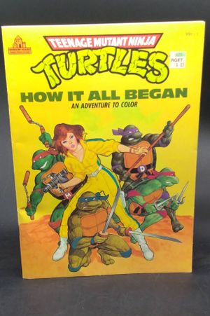 HOW IT ALL BEGAN (TEENAGE MUTANT NINJA TURTLES COLORING BOOK) image number 0