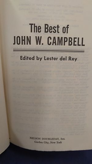 The Best of John W. Campbell image number 1