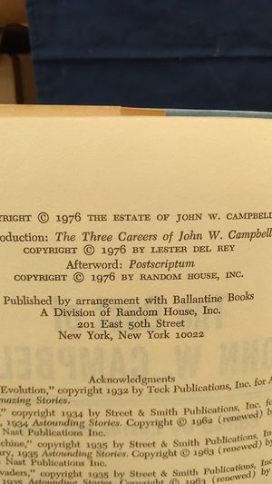 The Best of John W. Campbell image number 2
