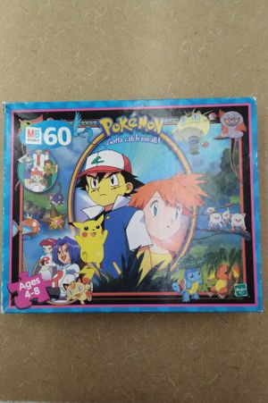 60 piece Pokemon Puzzle featuring Ash & Gang image number 0