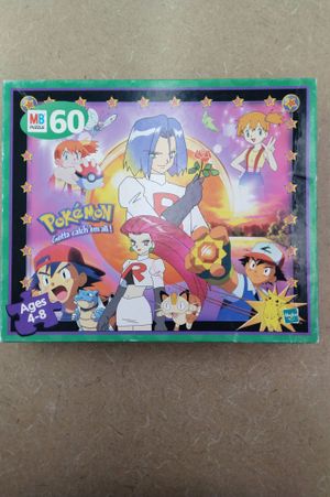 60 Piece Pokemon Puzzle Featuring Team Rocket & Gang image number 0