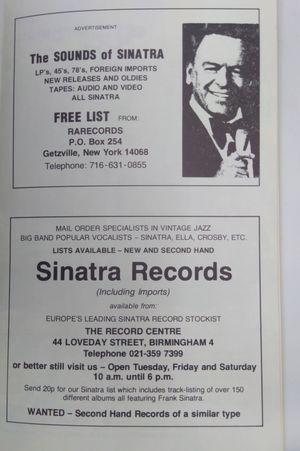 The Sinatrafile: Part Three image number 1