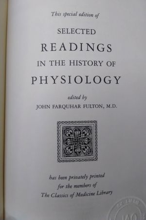 Selected Readings in the History of Physiology image number 2