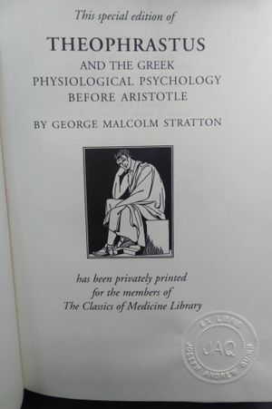Theophrastus and the Greek Physiological Psychology Before Aristotle image number 2