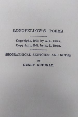Poems of Henry W. Longfellow  image number 1