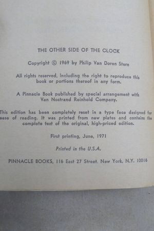 The Other Side of the Clock: Stories Out of Time, Out of Place. image number 2