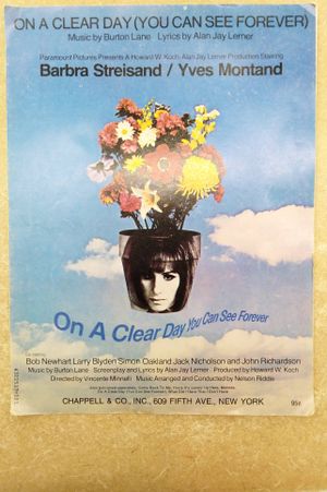 On A Clear Day (You Can See Forever) Sheet Music image number 0