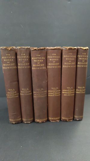The Poetical Works of Robert Browning image number 0