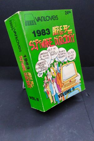 Vanloves 1983 Apple II/III Software Directory, Volume II image number 0